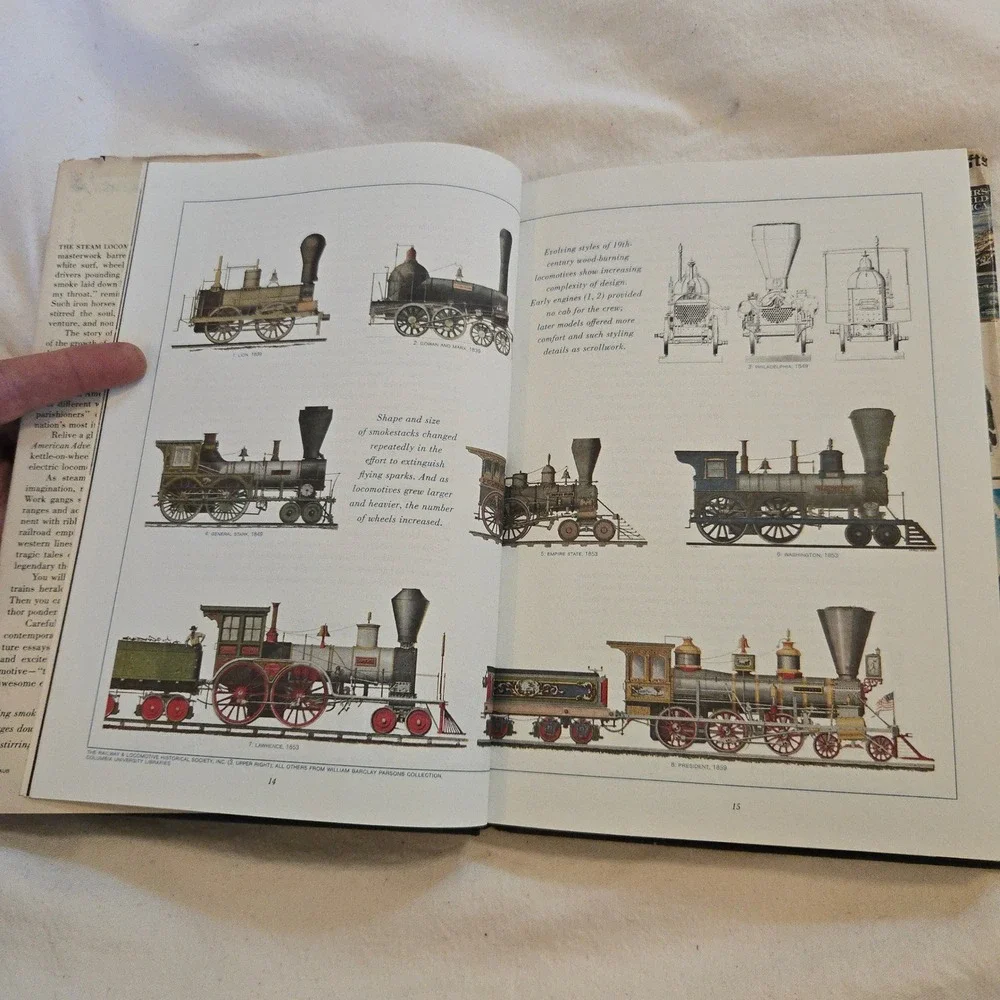VTG‎ RAILROADS The Great American Adventure BY CHARLTON OGBURN 1977 History USA